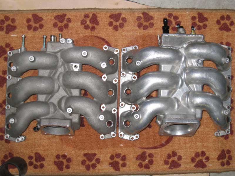 RS4 intake manifold comparison 2