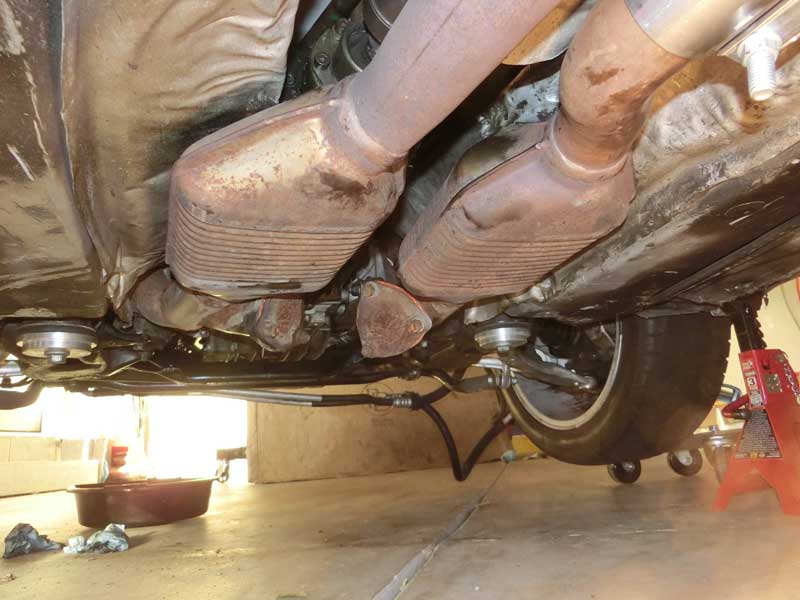 Stock Downpipes with Exhaust Dumps