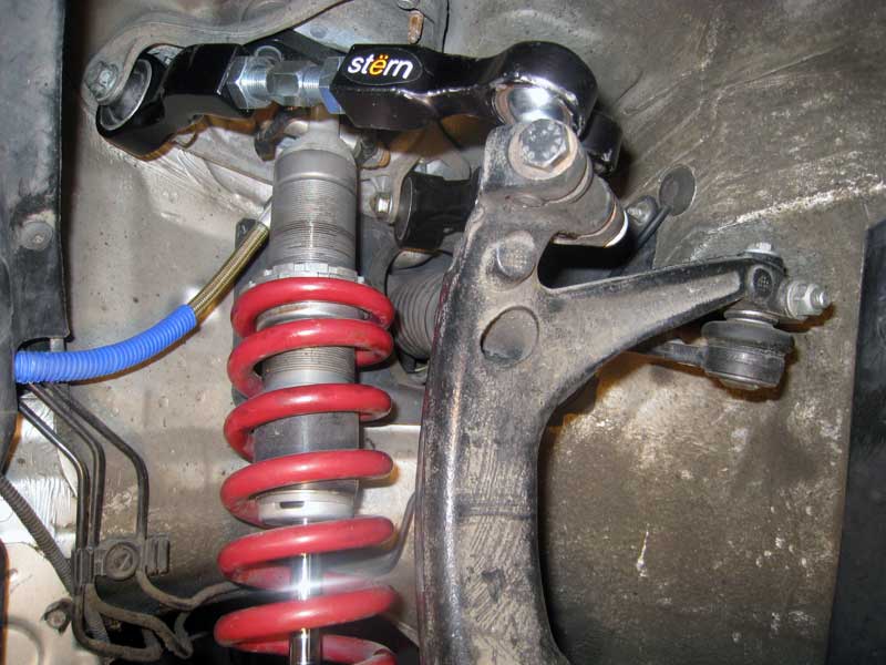 Stern control arms and Stasis Ohlin Motorsport coilover